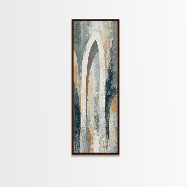 Warm Abstract Arches Canvas Print, Guest Bedroom Art, Home, Bedroom Decor, Guest, Bedroom Wall Art, Bedroom Wall Decor, GBA-1x3-39