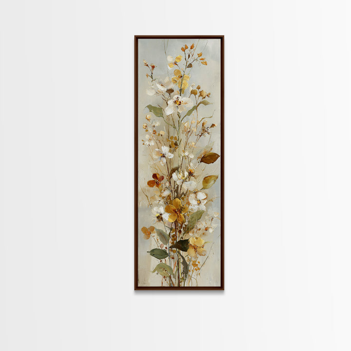 Small Bird Pair on Flowering Branch Canvas Print, Guest Bedroom Art, Digital Prints, Bedroom Decor, Oil Painting, Guest, GBA-1x3-40
