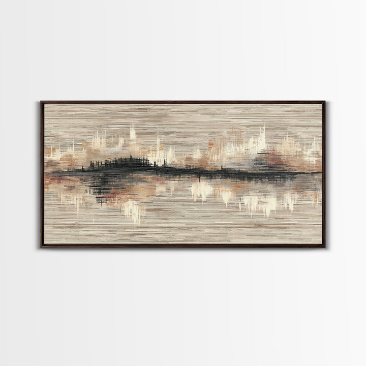 Abstract Woven Texture Canvas Print, Guest Bedroom Art, Wall Art, Bedroom Decor, Abstract Art, Guest, New Home Gift, GBA-2x1-58