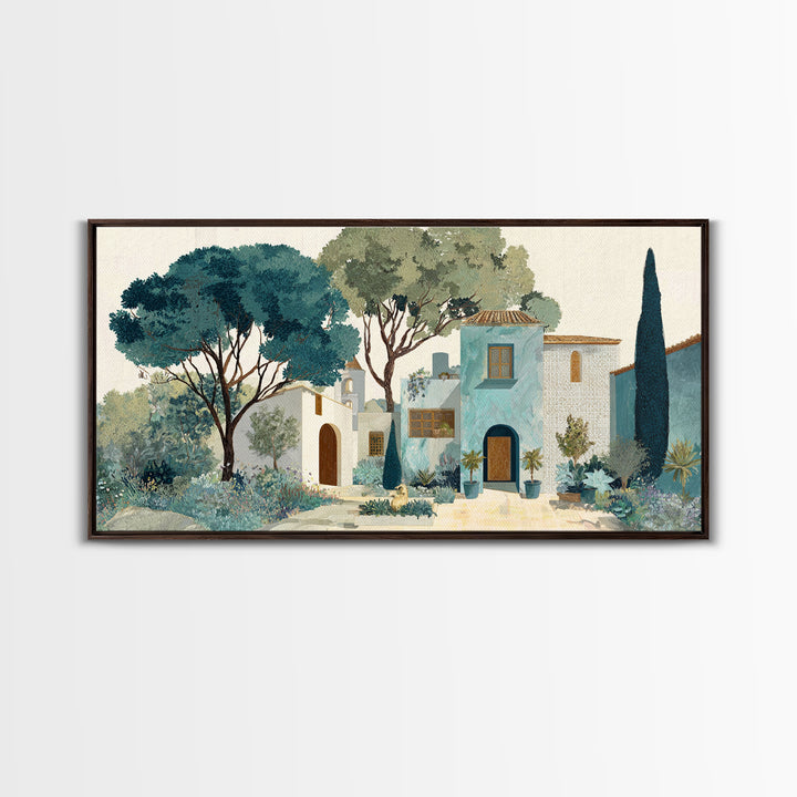 Lavender Field under Pale Sky Canvas Print, Guest Bedroom Art, Living Room Decor, Bedroom Decor, Guest, Farmhouse Wall Art, GBA-2x1-63