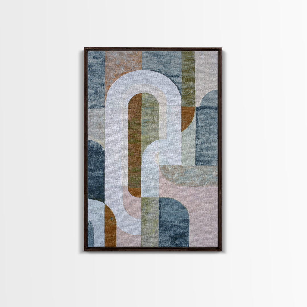 Warm Abstract Arches Canvas Print, Guest Bedroom Art, Bedroom Prints, Bedroom Decor, Fine Art, Guest, Minimalist Decor, GBA-2x3-11