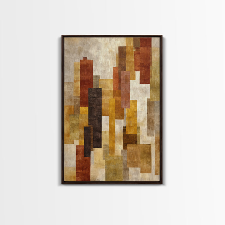 Abstract Woven Texture Framed Canvas Print, Guest Bedroom Art, Textured Painting, Bedroom Decor, Fine Art, Guest, GBA-2x3-22
