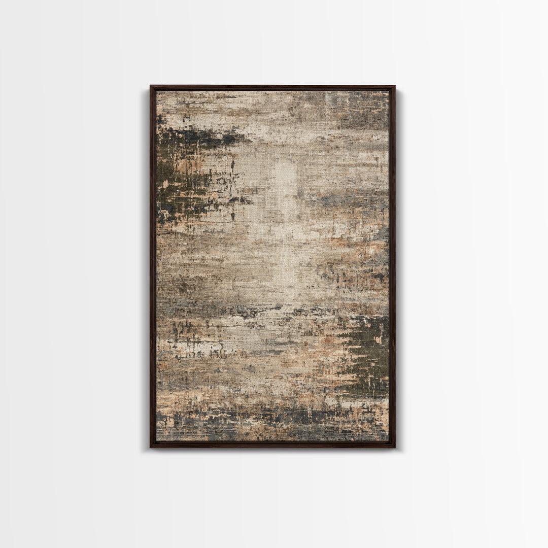 Abstract Woven Texture Framed Canvas Print, Guest Bedroom Art, Textured Painting, Bedroom Decor, Fine Art, Guest, GBA-2x3-46