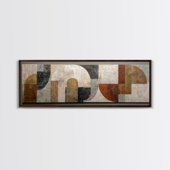 Warm Abstract Arches Canvas Print, Guest Bedroom Art, Statement Artwork, Bedroom Decor, Abstract Art, Guest, Wall Decor, GBA-3x1-19