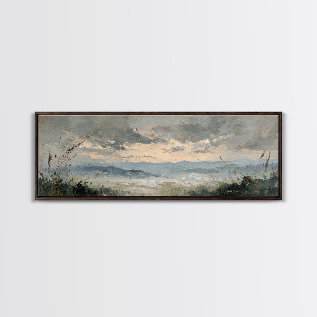 Romantic Cloudscape in Blush and Ivory Canvas Print, Guest Bedroom Art, Framed Wall Art, Bedroom Decor, Fine Art, Guest, GBA-3x1-75