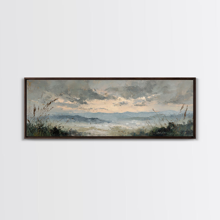 Romantic Cloudscape in Blush and Ivory Canvas Print, Guest Bedroom Art, Framed Wall Art, Bedroom Decor, Fine Art, Guest, GBA-3x1-75