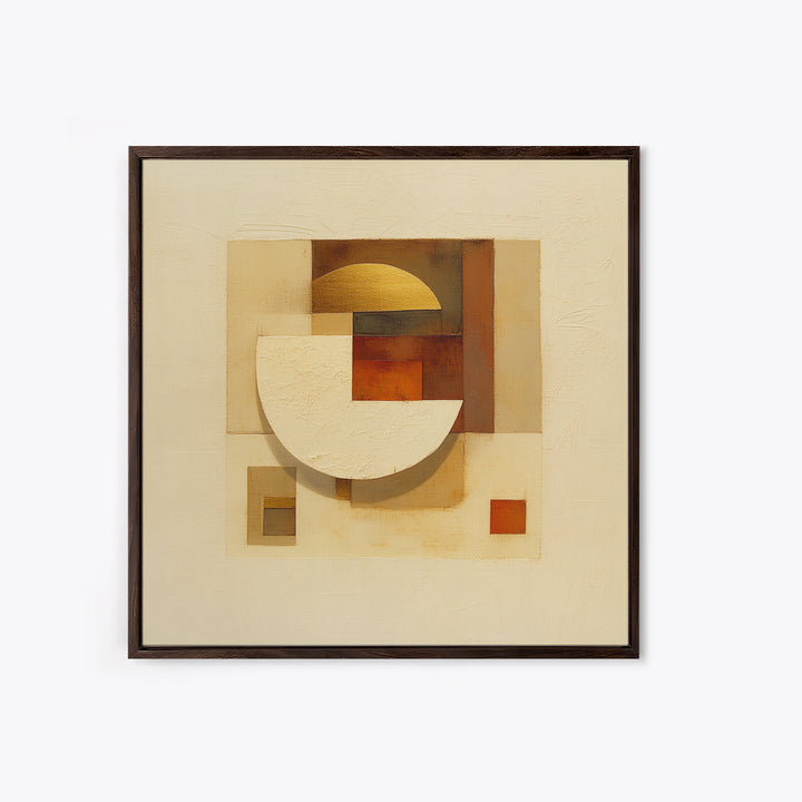 Earthy Plaster Texture Abstract Canvas Print, General Fine Art, Canvas, Living Room Decor, Abstract Art, Canvas Art, GEN-1x1-15