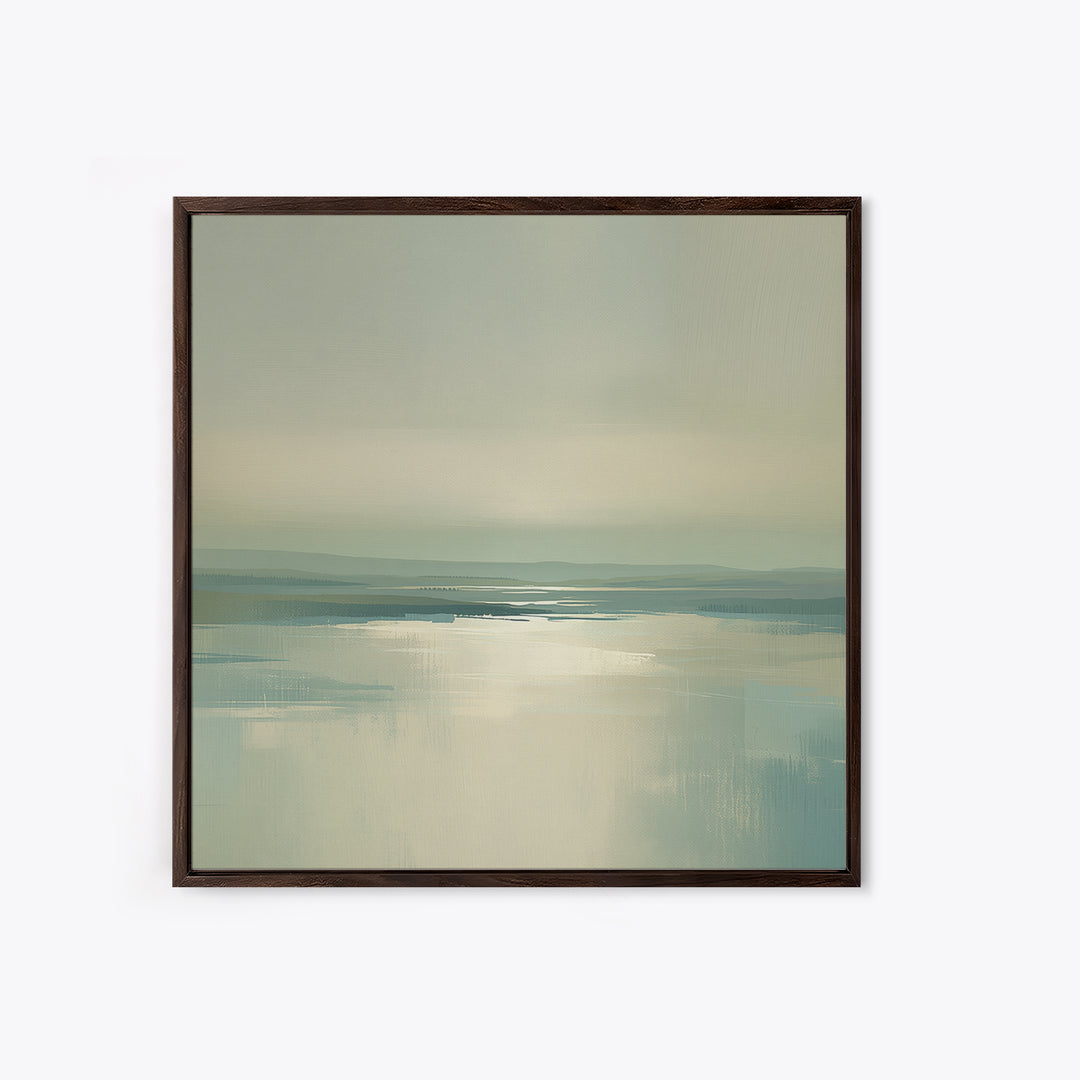 Quiet Abstract Landscape Canvas Print, General Fine Art, Room Decor, Living Room Decor, Fine Art, Digital Prints, GEN-1x1-25