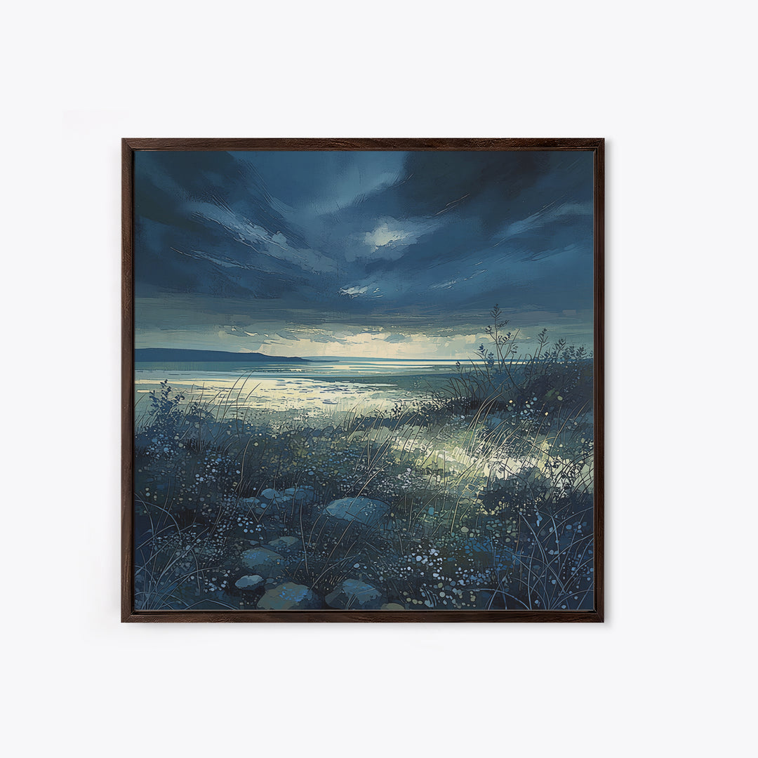 Quiet Abstract Landscape Canvas Print, General Fine Art, Room Decor, Living Room Decor, Fine Art, Digital Prints, GEN-1x1-49