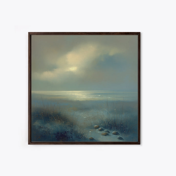 Quiet Abstract Landscape Canvas Print, General Fine Art, Decor, Living Room Decor, Fine Art, Digital Wall Art, GEN-1x1-97