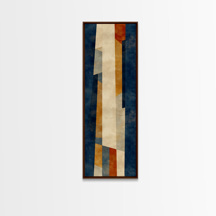 Earthy Plaster Texture Abstract Canvas Print, General Fine Art, Canvas Wall Art, Living Room Decor, Fine Art, GEN-1x3-51