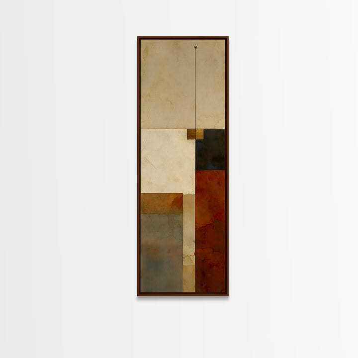 Modern Geometric Composition Canvas Print, General Fine Art, Room Decor, Living Room Decor, Abstract Art, Digital Prints, GEN-1x3-94