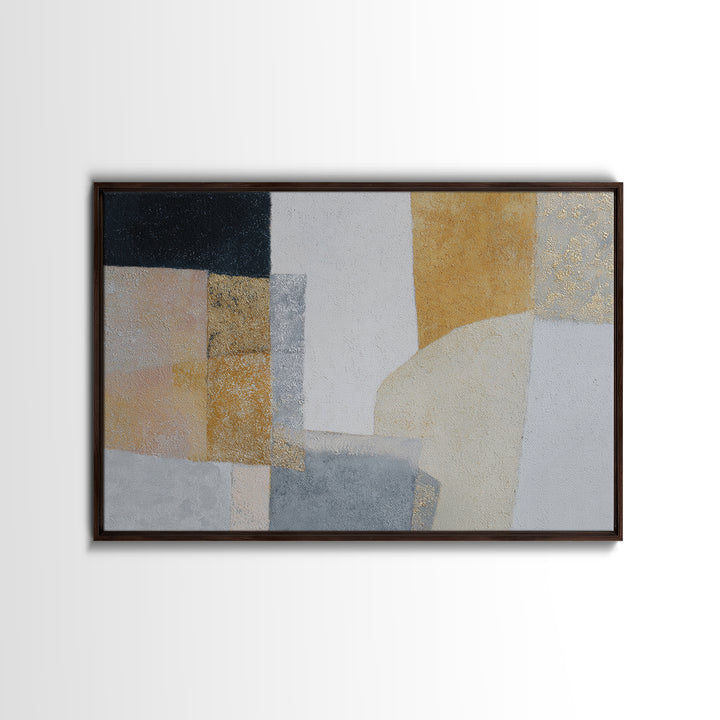 Earthy Plaster Texture Abstract Canvas Print, General Fine Art, Print, Living Room Decor, Abstract Art, Art Deco, GEN-3x2-67