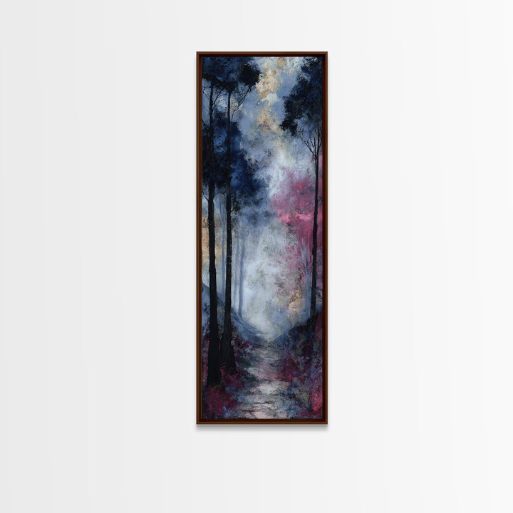 Haunted Forest Path Canvas Print, Gothic Art, Contemporary Art, Living Room Decor, Gothic, Art Nouveau, Canvas Tote Bag, GOT-1x3-7