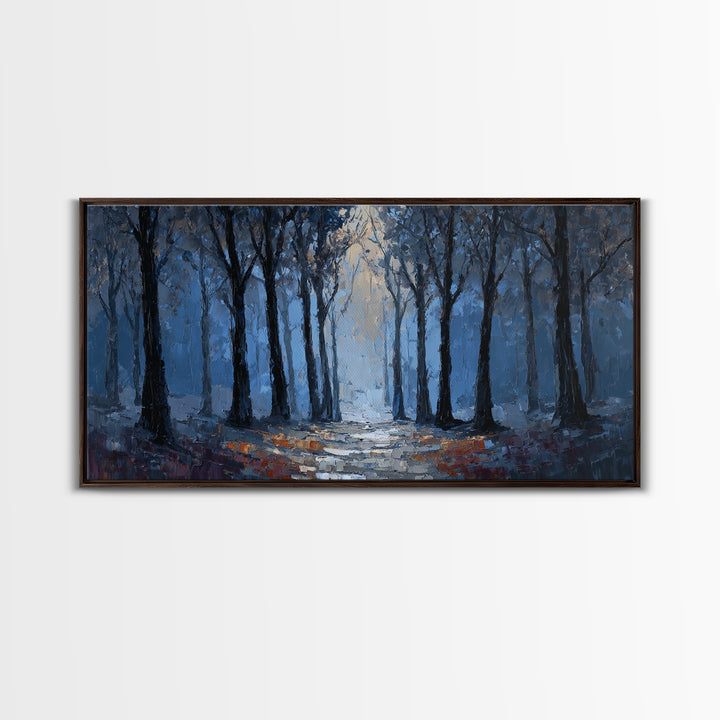 Haunted Forest Path Canvas Print, Gothic Art, Art Prints, Living Room Decor, Gothic, Dark Academia Decor, Whimsigoth Decor, GOT-2x1-39
