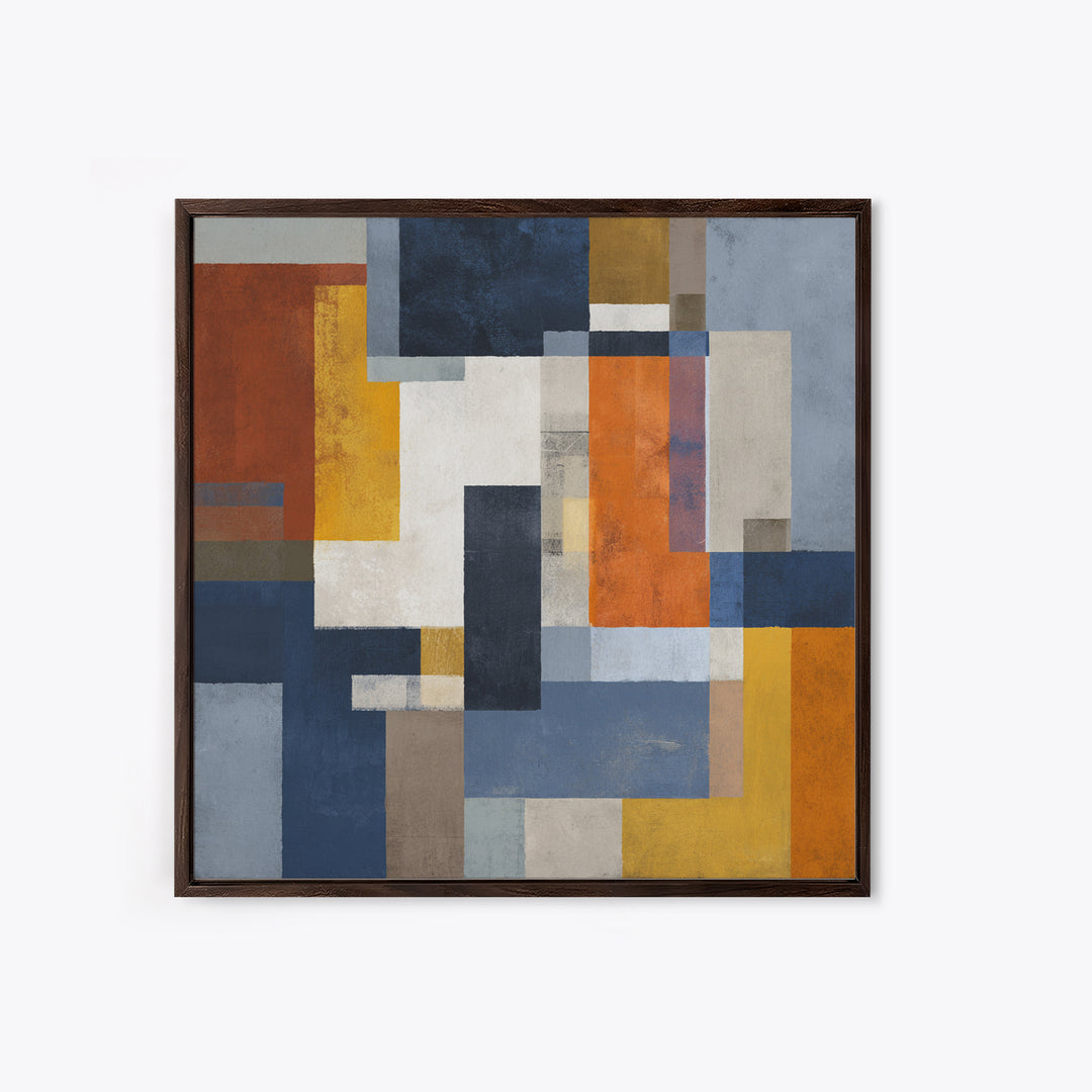 Domino Tiles Arranged Framed Canvas Print, Game Room Art, African American Art, Game Room Decor, Abstract Art, Play, GRA-1x1-16