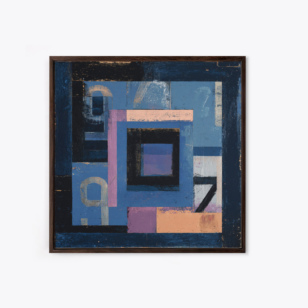 Scoreboard Numbers as Abstract Design Framed Canvas Print, Game Room Art, Wall Decor, Game Room Decor, Fine Art, Play, GRA-1x1-48