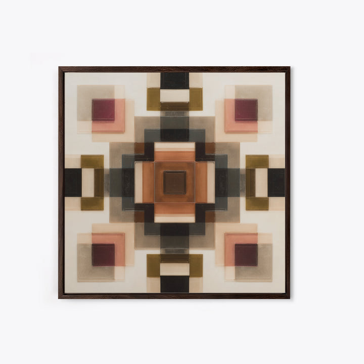 Domino Tiles Arranged Framed Canvas Print, Game Room Art, Trendy Wall Art, Game Room Decor, Abstract Art, Play, GRA-1x1-64