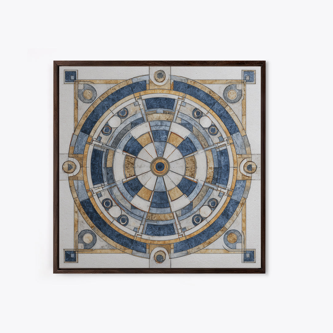 Dartboard Bullseye with Dynamic Motion Framed Canvas Print, Game Room Art, Modern Decor, Game Room Decor, Fine Art, Play, GRA-1x1-80