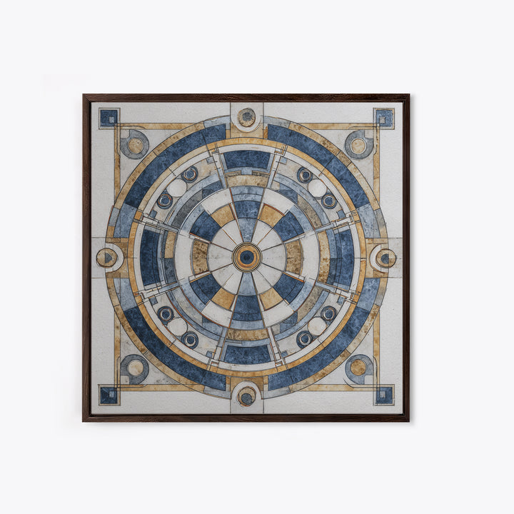 Dartboard Bullseye with Dynamic Motion Framed Canvas Print, Game Room Art, Modern Decor, Game Room Decor, Fine Art, Play, GRA-1x1-80