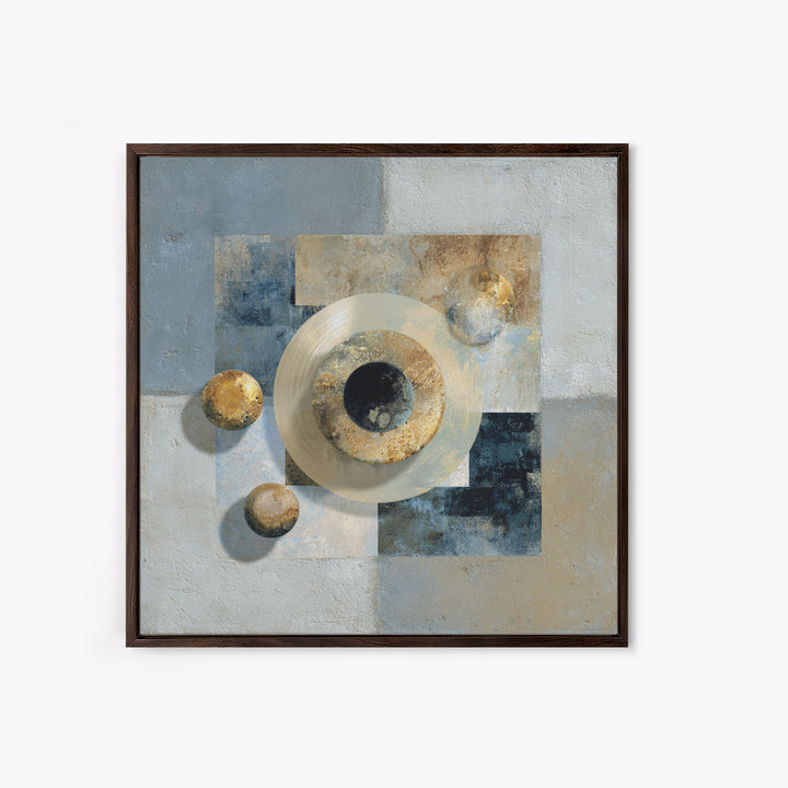 Air Hockey Puck Canvas Print, Game Room Art, Kids Room Wall Art, Game Room Decor, Fine Art, Play, Textured Painting, GRA-1x1-90