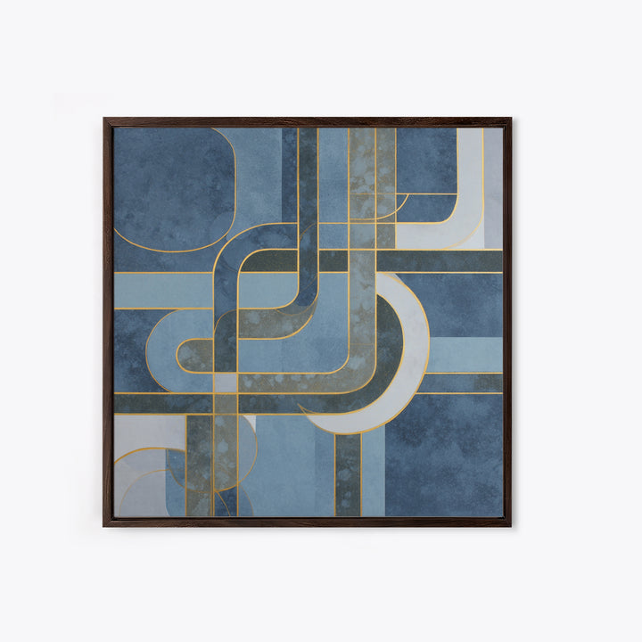 Controller Cable Forming a Playful Line Drawing Canvas Print, Game Room Art, Neutral Decor, Game Room Decor, Abstract Art, Play, GRA-1x1-95