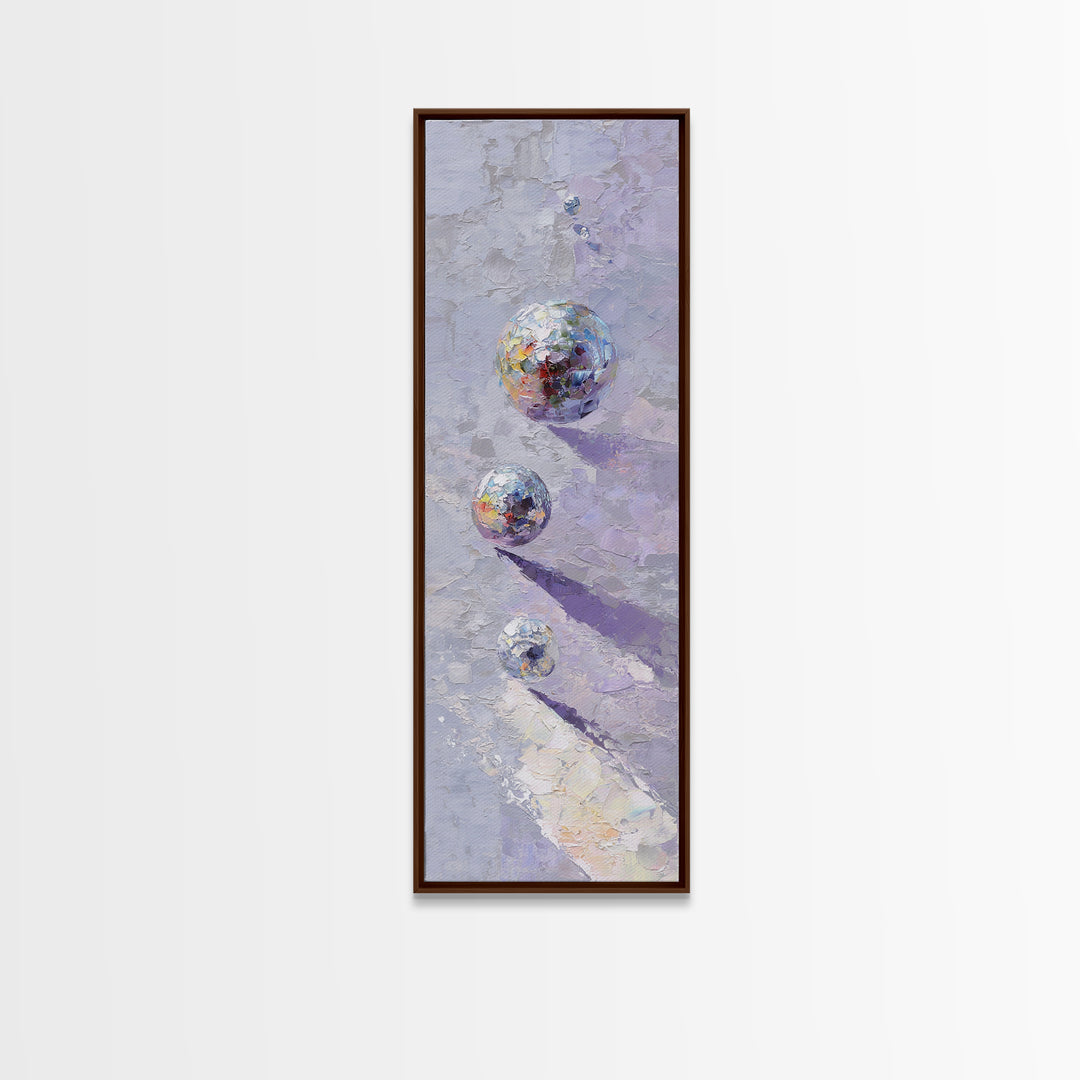 Pinball Silver Ball Canvas Print, Game Room Art, Modern Wall Art, Game Room Decor, Fine Art, Play, Unique Home Decor, GRA-1x3-33