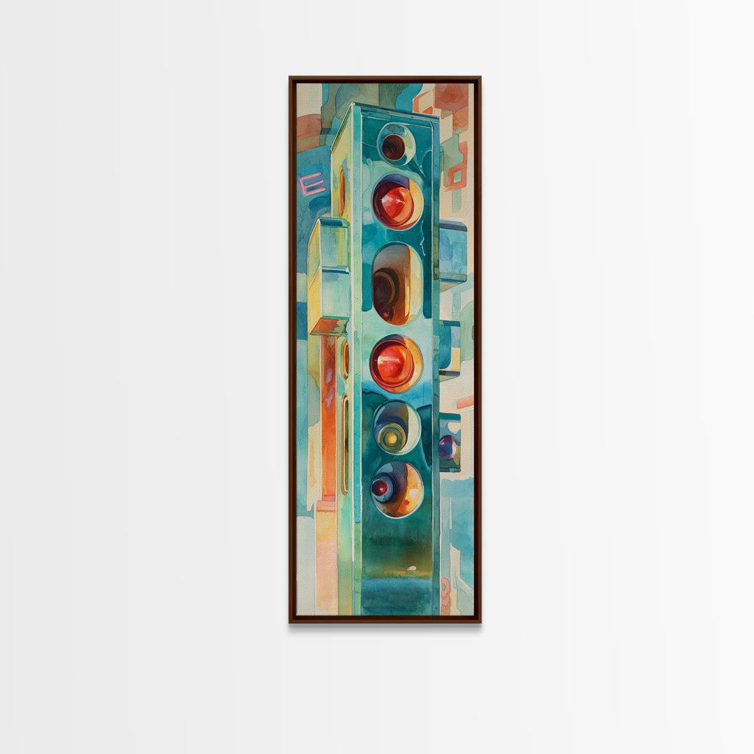 Pool Cue and Chalk on Green Felt Framed Canvas Print, Game Room Art, Kids Room Wall Art, Game Room Decor, Fine Art, Play, GRA-1x3-46