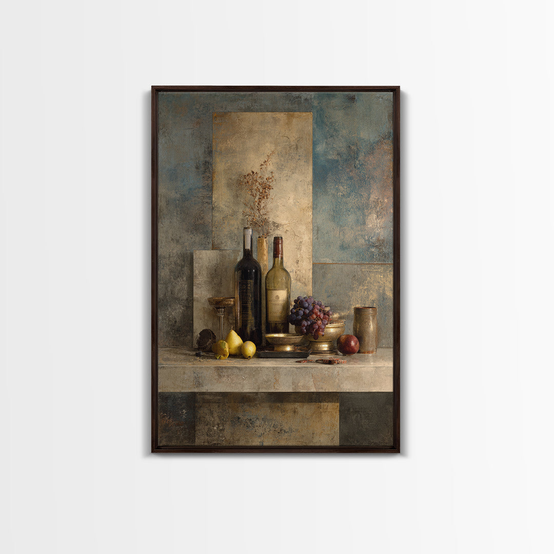 Blackjack Table Still Life Without Words Framed Canvas Print, Game Room Art, Art Print, Game Room Decor, Fine Art, Play, GRA-2x3-100