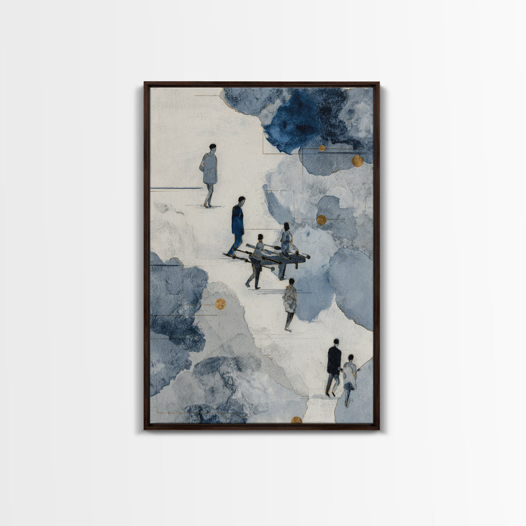 Foosball Player Figures Canvas Print, Game Room Art, Living Room Decor, Game Room Decor, Fine Art, Play, Playroom Wall Decor, GRA-2x3-65