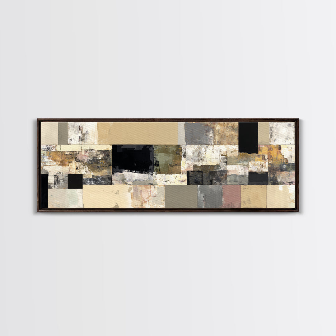 Domino Tiles Arranged Canvas Print, Game Room Art, Unique Home Decor, Game Room Decor, Abstract Art, Play, Boho Decor, GRA-3x1-8