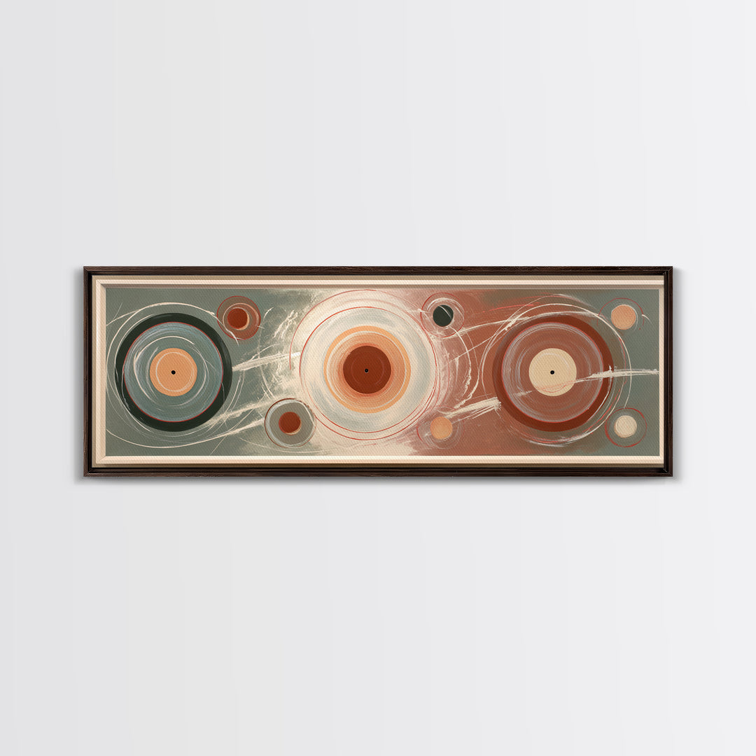 Air Hockey Puck Framed Canvas Print, Game Room Art, Bedroom Wall Art, Game Room Decor, Fine Art, Play, Girly Wall Art, GRA-3x1-82
