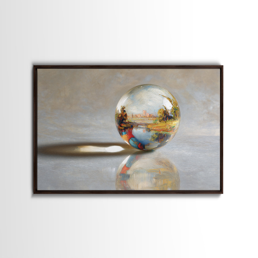 Pinball Silver Ball Framed Canvas Print, Game Room Art, Masculine Wall Art, Game Room Decor, Abstract Art, Play, Gallery Decor, GRA-3x2-25