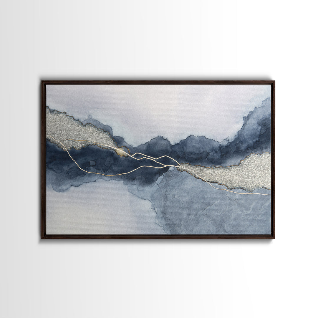 Controller Cable Forming a Playful Line Drawing Framed Canvas Print, Game Room Art, Living Room Art, Game Room Decor, Play, GRA-3x2-27