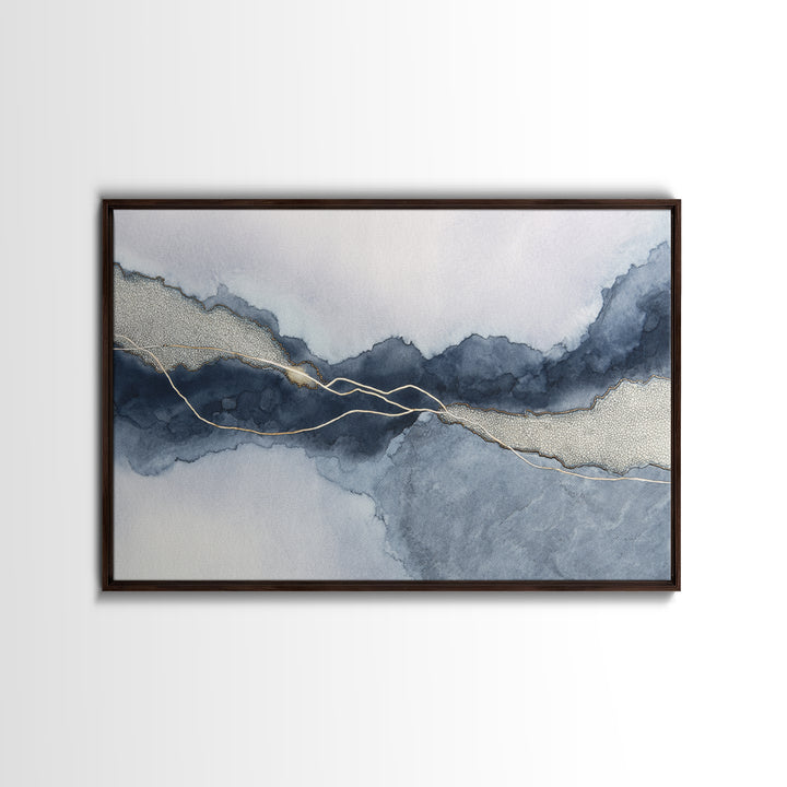 Controller Cable Forming a Playful Line Drawing Framed Canvas Print, Game Room Art, Living Room Art, Game Room Decor, Play, GRA-3x2-27