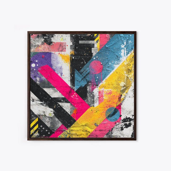 Wildstyle Arrows and Loops as Abstraction Canvas Print, Graffiti Art, Original Art, Living Room Decor, Abstract Art, Street, GRF-1x1-15
