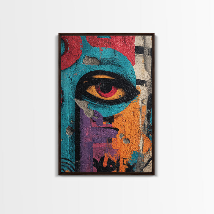 Wildstyle Arrows and Loops as Abstraction Canvas Print, Graffiti Art, Room Decor, Living Room Decor, Abstract Art, Street, GRF-2x3-23