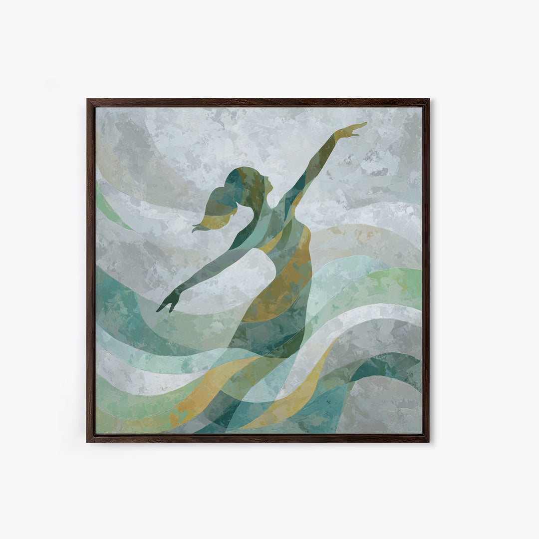 Fitness Woman Stretching Canvas Print, Gym Art, Luxury Decor, Gym Decor, Strength, Living Room Decor, Abstract Wall Art, GYM-1x1-45