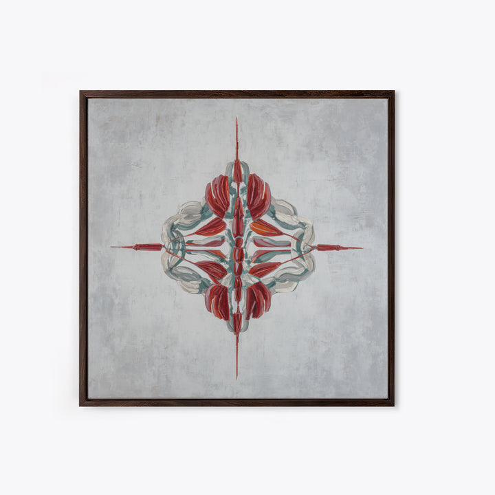 Abstract Muscle Anatomy Framed Canvas Print, Gym Art, Fine Art Print, Gym Decor, Abstract Art, Strength, Wall Decor, GYM-1x1-80