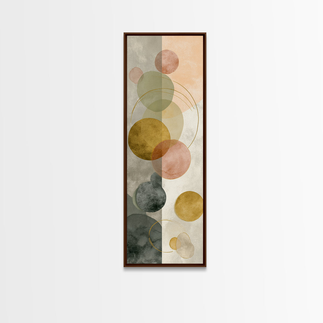 Jump Rope Motion Forming Circular Energy Lines Canvas Print, Gym Art, Framed Canvas, Gym Decor, Abstract Art, Strength, GYM-1x3-89