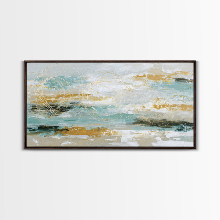 Jump Rope Motion Forming Circular Energy Lines Framed Canvas Print, Gym Art, Abstract Wall Art, Gym Decor, Fine Art, Strength, GYM-2x1-25