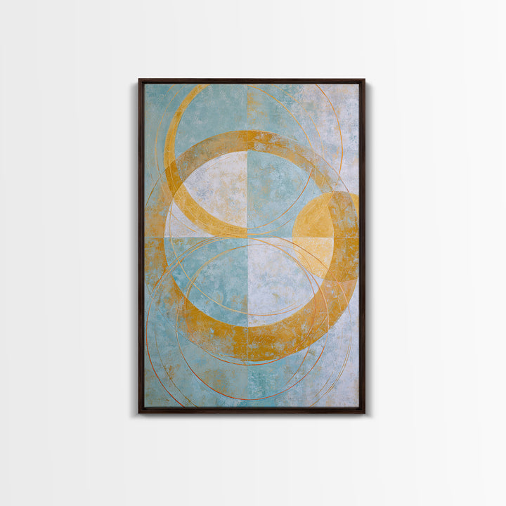 Jump Rope Motion Forming Circular Energy Lines Framed Canvas Print, Gym Art, Black Girl Wall Art, Gym Decor, Abstract Art, GYM-2x3-13