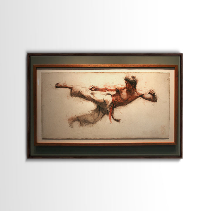 Medicine Ball and Chalk Still Life Framed Canvas Print, Gym Art, Gallery Decor, Gym Decor, Fine Art, Strength, Wall Art, GYM-3x2-27