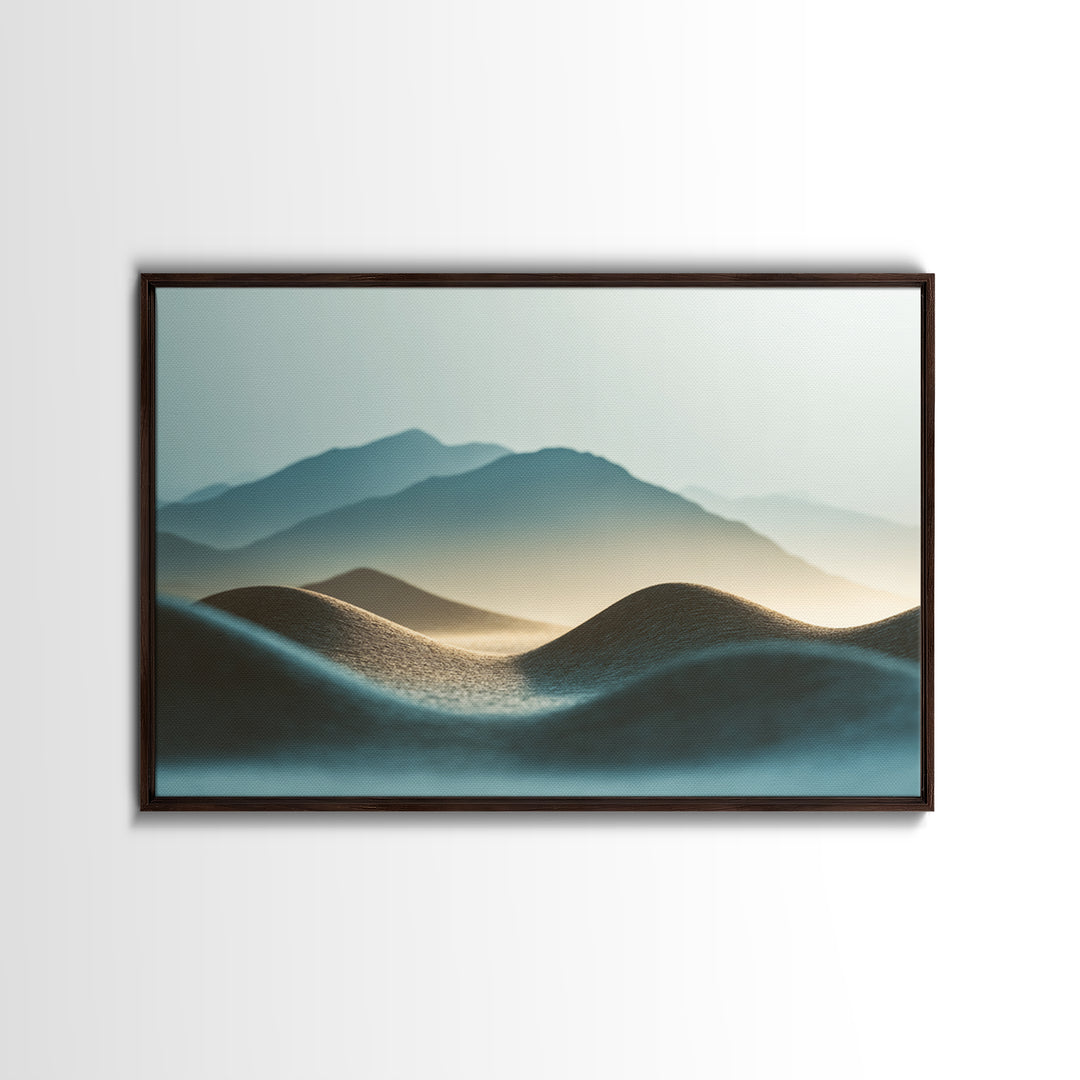 Minimal Heartbeat and Mountain Endurance Symbol Canvas Print, Gym Art, Home Gym Decor, Gym Decor, Fine Art, Strength, GYM-3x2-94