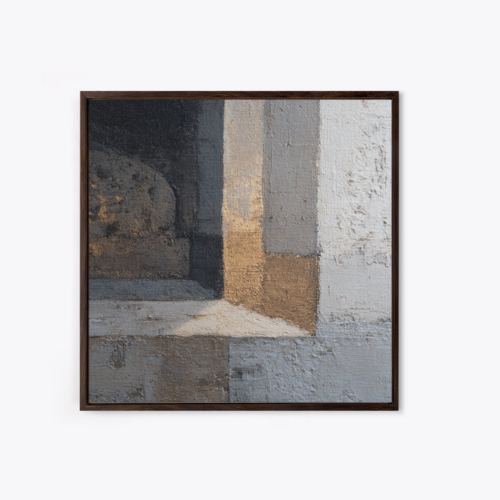 Minimal Architectural Arch Study Framed Canvas Print, Hotel Art, Hotel Decor, Oil Painting, Boutique, Modern Wall Art, HOT-1x1-28