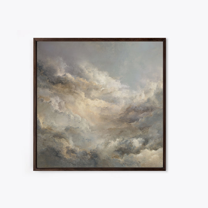 Large Cloudscape with Subtle Drama Canvas Print, Hotel Art, Contemporary Art, Hotel Decor, Fine Art, Boutique, Art Deco, HOT-1x1-89