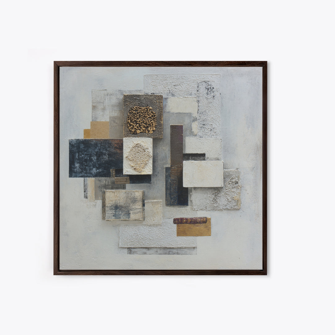 Sophisticated Neutral Abstract Canvas Print, Hotel Art, Art Prints, Hotel Decor, Fine Art, Boutique, Modern Wall Art, HOT-1x1-97