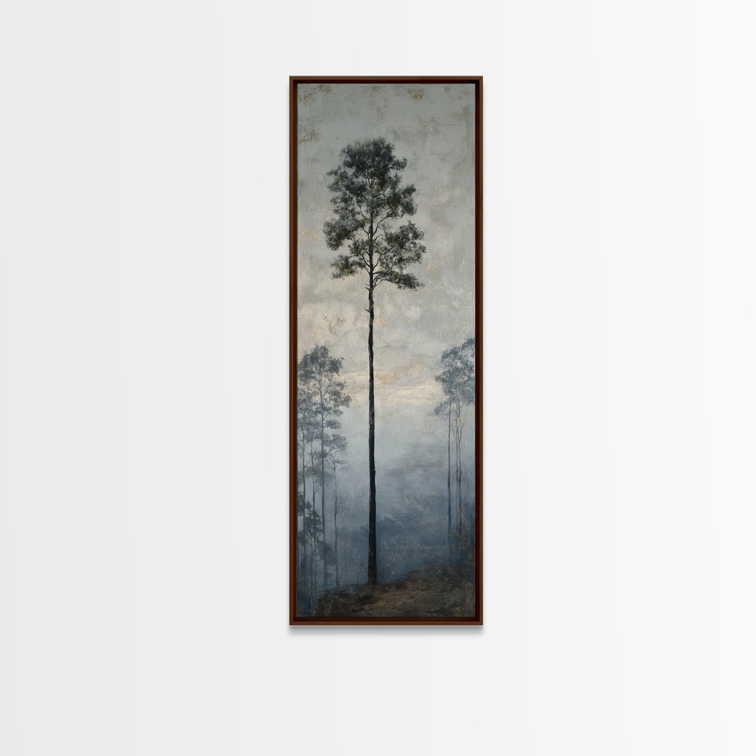 Luxury Monochrome Landscape Canvas Print, Hotel Art, Neutral Decor, Hotel Decor, Oil Painting, Boutique, Home Decor, Poster, HOT-1x3-18