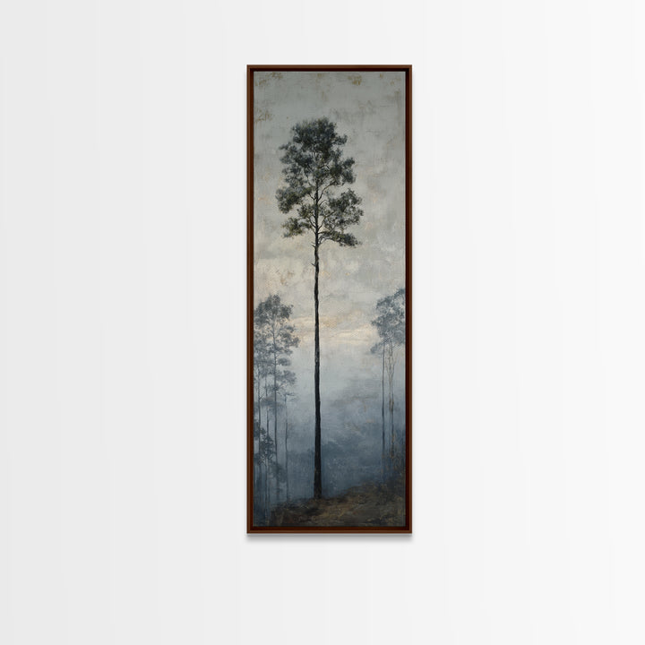 Luxury Monochrome Landscape Canvas Print, Hotel Art, Neutral Decor, Hotel Decor, Oil Painting, Boutique, Home Decor, Poster, HOT-1x3-18