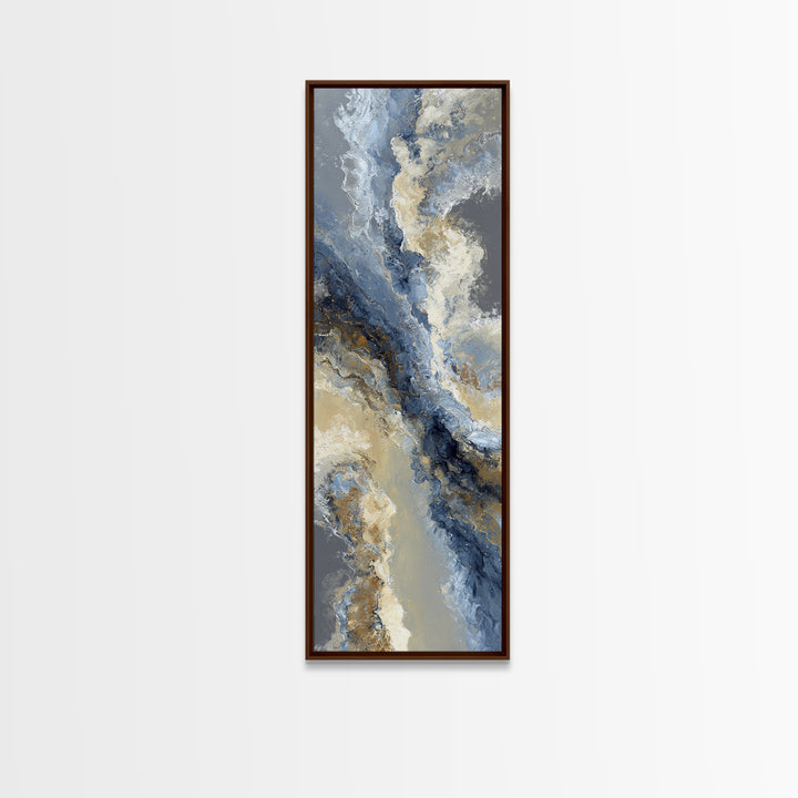 Soft Abstract Wave Forms Canvas Print, Hotel Art, Gallery Wall Set, Hotel Decor, Fine Art, Boutique, Textured Painting, HOT-1x3-22